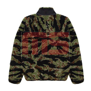 Tendance personnalisé Sherpa polaire veste d'hiver hommes fermeture éclair complète en plein air décontracté Streetwear veste chaude - Product Image 5