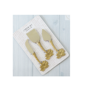 Ensemble de fromage en laiton couteau épandeur petit couteau à beurre couverts de qualité supérieure ensemble de fromage en laiton meilleur designer - Product Image 5