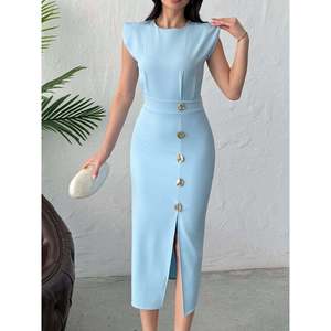 3131 ชุดเดรส - สีเหลือง - Product Image 4
