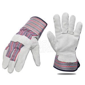 Guantes DE TRABAJO DE SEGURIDAD DE Venta caliente Guantes DE TRABAJO recubiertos de cuero industrial Guantes de trabajo de seguridad - Product Image 3