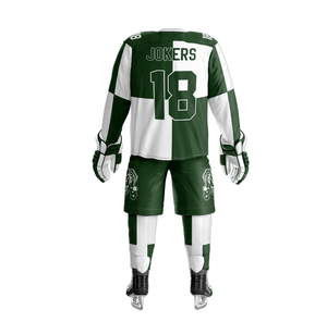 High Quality Custom Polyester <b>Ice</b> Hockey Uniform Set OEM Customized Designs <b>Ice</b> Hockey Jersey Sports Wear for Teams - Product Image 4
