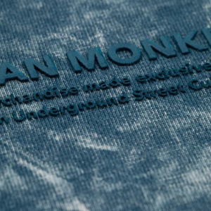 Camisetas de Hombre Azules Holgadas, Lavadas, 100% Algodón, Estilo Vintage, Ropa Casual Urbana, Suaves y Transpirables para Uso Diario - Product Image 6