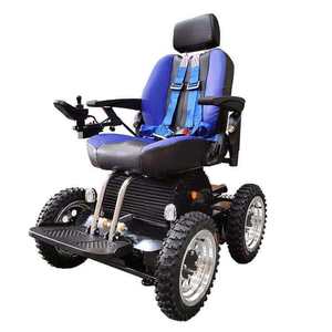 Fauteuil roulant électrique pliable avec fonction de montée d'escalier, équipement de réadaptation, fourni par l'usine - Product Image 3