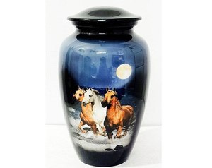 โกศบรรจุอัฐิแบบอเมริกันทำจากอะลูมิเนียมสั่งทำได้ตามต้องการสำหรับบรรจุอัฐิมนุษย์ ความจุขนาดใหญ่ (200-220 คิวบิกอินช์) สามารถปรับแต่งได้ตามต้องการสำหรับเป็นที่ระลึก - Product Image 4