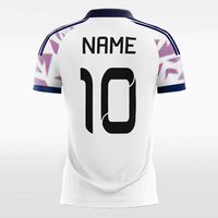 Camiseta de Fútbol Retro Personalizada 2024-2025, Uniforme de Fútbol de Club Auténtico Unisex, Pantalones Cortos Transpirables, Ligeros y Ecológicos 100%