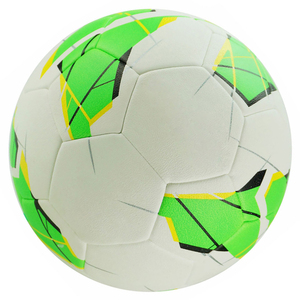 Ballon de football de taille 5 personnalisé en gros d'usine matériau PVC et PU à bas prix pour l'entraînement sportif - Product Image 4