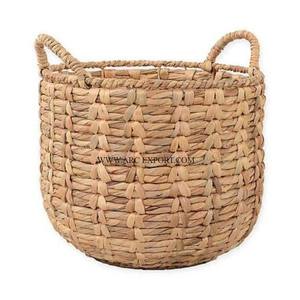 Set Of 2 Hand Woven <b>Rattan</b> <b>Storage</b> Baskets Different Sizes Fancy Exclusive Quality Newly Arrival Decorative <b>Storage</b> Organizer - Product Image 3
