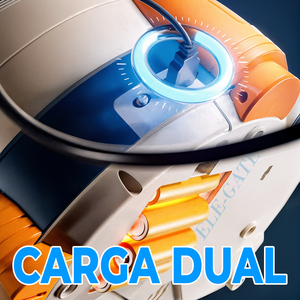 Macchina Gru a Braccio Mini Arcade per Bambini, Design Razzo Blu o Rosa con Luci e Musica, 10 Mini Giocattoli di Peluche - Product Image 4