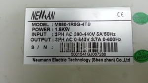 17108) [UTILISÉ] Neumann Electric Technology M880-1R5G-4TB - Product Image 4