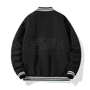 Chaqueta de Invierno Estilo Letterman Extra Grande, a la Moda, Resistente al Viento, para Hombre - Product Image 2