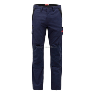 Pantalon cargo en nylon à taille élastique pour homme, mode masculine personnalisée - Product Image 1