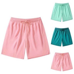 Pantalones cortos de correr para hombre de diseño OEM, ropa informal cómoda con cintura elástica, patrón sólido transpirable de la mejor calidad, para correr, teñido liso - Product Image 6