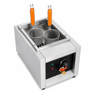 หม้อต้มบะหมี่ไฟฟ้าแบบสองตะกร้า 220V 2kW สำหรับร้านอาหารเอเชียและครัวคลาวด์ - Product Image 1