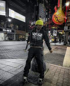 เสื้อฮู้ดมีซิปผ้าฝ้ายหนา24ออนซ์ชุดสตรีทแวร์ฟิตเนสพิมพ์ลายปักลายผลิตแฟชั่นสตรีทแวร์ - Product Image 6