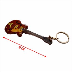 Porte-clés de guitare miniature décoration pour porte-clés et porte-clés accessoires souvenirs - Product Image 3