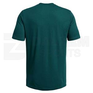 Camisetas de hombre de algodón 100% de la mejor calidad, camisetas deportivas personalizadas completas profesionales hechas a medida con logotipo de marca, tela de punto - Product Image 4