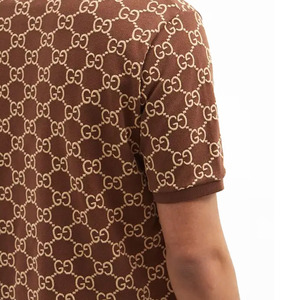 Chemises pour hommes en toile organique imprimée, nouvelle conception, vêtements de mode de luxe, manches courtes, qualité supérieure, coupe régulière, unique - Product Image 4