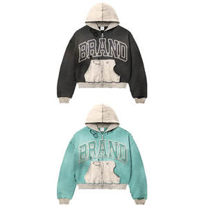 Sudaderas con Capucha Personalizadas con Logotipo, 300GSM, Transpirables, Forradas de Felpa, de Poliéster/Algodón, Gruesas, Tallas Grandes, Estilo Casual Urbano, con Cierre - Product Image 6