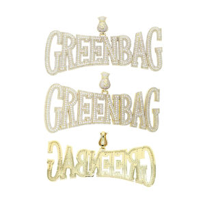 Colgante de Diamante Hip Hop Directo de Fábrica, Plata de Ley 925, Diamante Moissanita VVS, Colgante de Joyería Fina Personalizado - Product Image 4