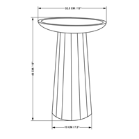 Table basse en bois massif durable et écologique de qualité supérieure avec un design de panneau moderne pour une décoration intérieure sophistiquée
