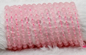 Cuentas Redondas Sueltas de Cuarzo Rosa Certificado de Color Rosa, Calidad AAA, Naturales, Curativas, de 8 mm, Anshul Impex, para Fabricación de Joyas y Meditación, Más Vendidas - Product Image 3