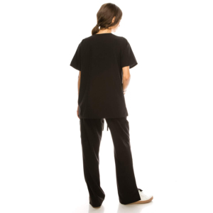 Uniformes Médicos de Alta Calidad, Elásticos y Transpirables, Cuello en V, Manga Corta, Nuevo Estilo, Unisex, Estampados, OEM, Talla XL - Product Image 4