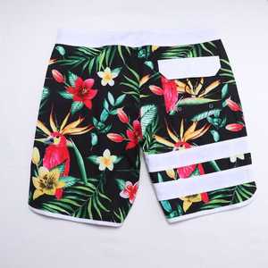 OEM Custom Swim <b>Trunks</b> Quick Dry Beach Shorts for Boys 100% Cotton Casual Style Sublimation Printing <b>Men</b> Shorts - Product Image 2