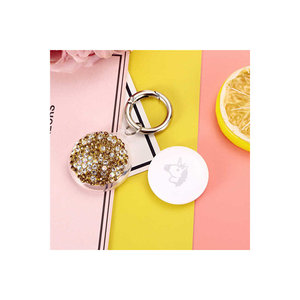 Netzy 03 Compatible avec Airtag Porte-clés en cristal Or Silicone pour un suivi facile - Product Image 4