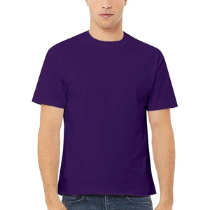 Camisetas extragrandes de estambre de algodón 100% para hombre, logotipo personalizado, serigrafía, transpirable, secado rápido, 300g, manga corta, alta calidad - Product Image 1