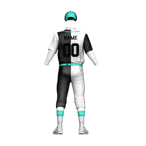 Meilleurs ensembles d'uniformes de baseball pour adultes, couleurs et tailles personnalisées, impression par transfert thermique, 100% polyester, haute qualité, abordable - Product Image 4