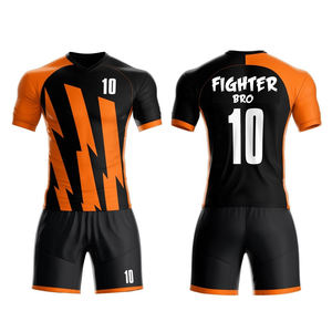 Conjunto de ropa de uniforme de fútbol de alta calidad/kits de fútbol de equipo uniformes de fútbol sublimados de secado rápido con logotipo personalizado - Product Image 1