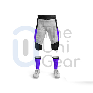 Pantalones de camiseta transpirables más vendidos con pantalones cortos de Jersey opción al por mayor disponible conjuntos de uniformes de fútbol americano de alta calidad - Product Image 3