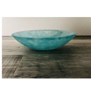Vintage <b>Large</b> Marble Eco-Friendly Disposable Indian Style Decorative <b>Serving</b> <b>Bowls</b> Salad Pet Food <b>Bowl</b> Elegant Marble Design - Product Image 1