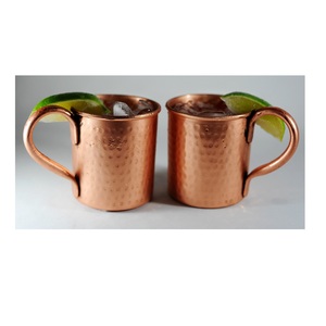 Tazas de cobre puro con aspecto de nuevo estilo indio, mula de Moscú para cerveza de jengibre hecha de cobre puro, taza de mula de Moscú hecha en India - Product Image 6
