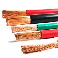 Cable eléctrico con aislamiento de PVC de 1,5 MM y 2,5 MM de conductor de cobre desnudo a prueba de agua