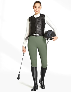 Pantalones de Montar a Caballo Hechos a Medida para Mujer con Parche en la Rodilla para Mayor Seguridad - Product Image 2