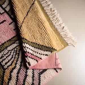 Handmade Authentic Moroccan Beni Ourain Rug <strong>Carpet</strong> , Azilal Rug, Tapis - Product Image 4