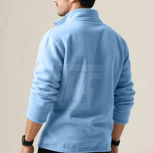 แจ็กเก็ตซิปครึ่งซิปสำหรับผู้ชายทันสมัยใส่สบายเหมาะกับชุดสตรีทและเสื้อแจ็คเก็ตแฟชั่นฤดูหนาว - Product Image 6