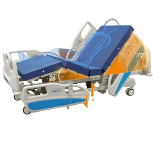 Hospital Clinical Medical Bed 3 Motors Remote Control Patient Bed Psychiatric Beds