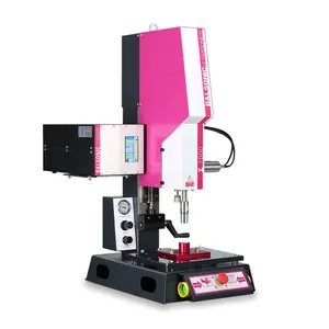 Blsonic máquina de cortar tecido 2 em 1, máquina ultrassônica de soldagem de rosto da série 2 corte de tecido automático