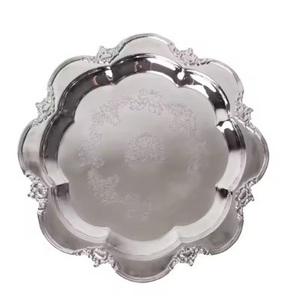 Platos de servicio de lujo, hecha a mano Decoración de mesa, placas de cargador, hogar, hoteles, restaurantes y decoración de bodas, placa de cargador de tendencia - Product Image 5