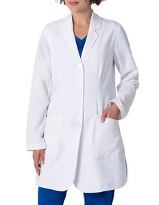 BATA DE LABORATORIO DE ALGODÓN Y POLIÉSTER UNISEX Uniforme Médico de Clínica Cómodo y Transpirable Ropa de Trabajo SERVICIO OEM - Product Image 1