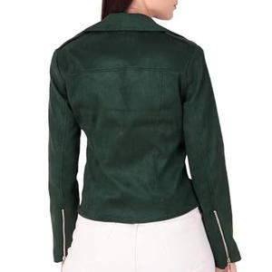 Veste en cuir véritable à manches longues la plus vendue, veste en cuir pour femmes la plus vendue, logo personnalisé, prix de gros, vestes en cuir - Product Image 2