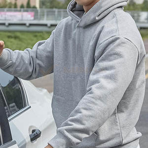 Sweat-shirts surdimensionnés en coton 100% personnalisés, basiques, en coton mélangé, légers, de qualité supérieure - Product Image 6