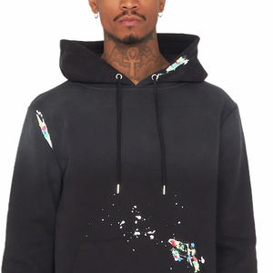 Chándal de invierno de manga larga con capucha para hombre, conjunto de ropa deportiva de secado rápido, transpirable, sólido, informal, pantalones de dos piezas, trajes con logotipo XL - Product Image 3