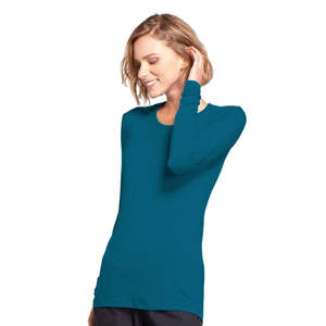 เสื้อออกกำลังกายแขนยาวคอกลมระบายอากาศได้สำหรับทุกเพศแฟชั่นโรงพยาบาล - Product Image 3