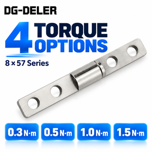 Engsel Torsi Miniatur Diameter Poros 8mm, Pivot Gesekan Inline dengan Pilihan Torsi 0.3, 0.5, 1.0, 1.5 Nm - Product Image 6