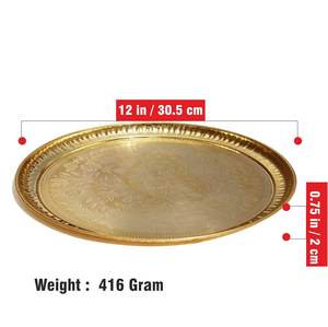 Assiettes de chargeur de perles de fer vintage laiton plaqué argent plats sûrs faits à la main cristal décoratif noël - Product Image 3