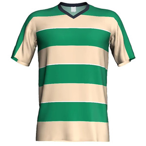 เสื้อฟุตบอลผ้าโพลีเอสเตอร์สำหรับผู้ชายเสื้อฟุตบอลแบบสั่งทำ100% ได้ - Product Image 5