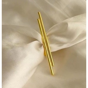Fashionable Vintage Brass <b>Ring</b> 18K Gold Plated Unisex Geometric Statement Wings Style Gift - Product Image 3